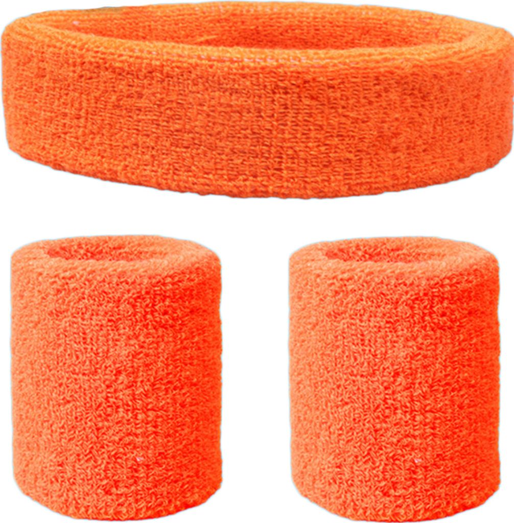 1 Stück Stirnband und 2 Stück Armbänder, elastisches Anti-Rutsch-Schweißband, Handgelenkstützband für Sport, Laufen, Fußball, Tennis