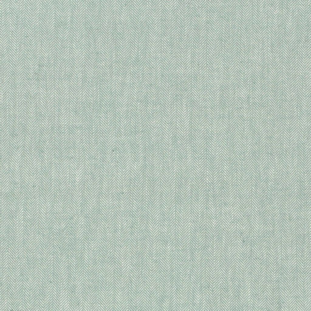 Leinen Baumwollstoff Chambré Melange Fischgrät 1/2 Meterware 140cm Sommer