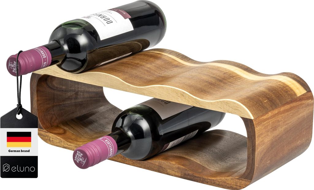 Esposore per bottiglie di vino rosso con vi, organizer per