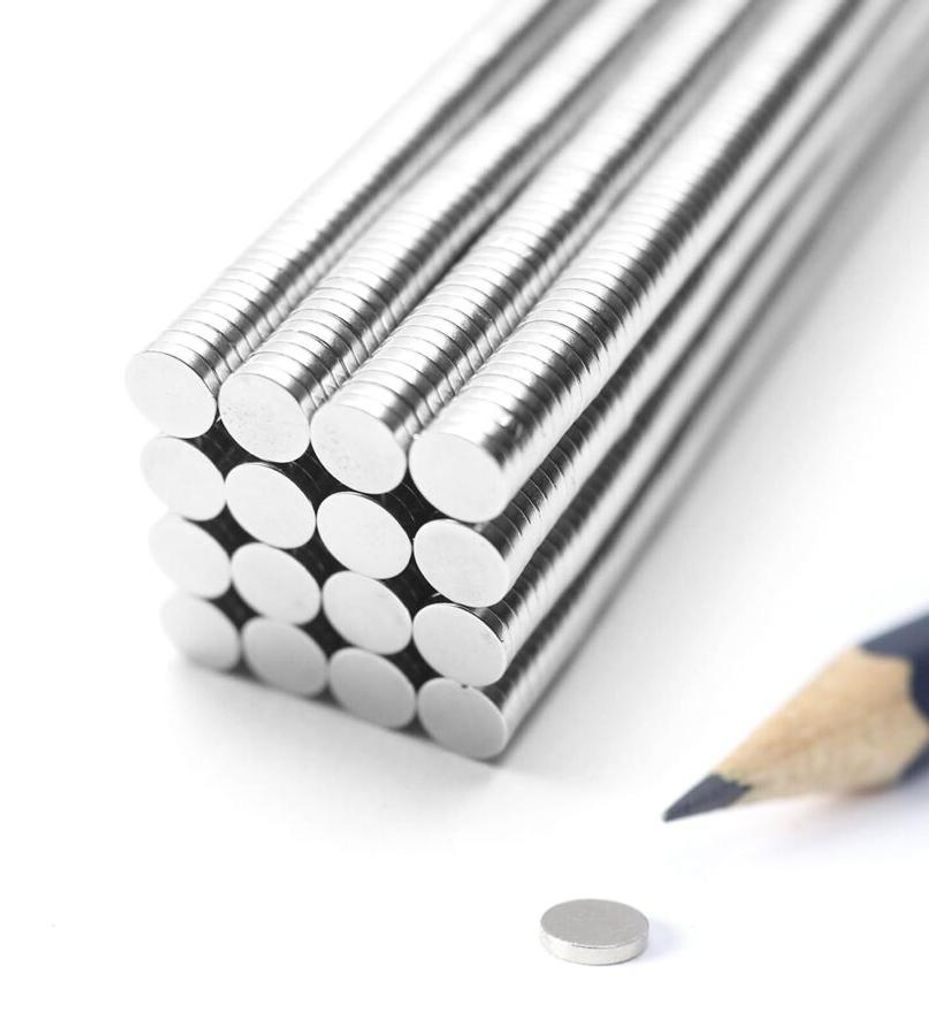 PACKIVO Neodym Magnete Extra Stark, Schiebenmagnet - 5 x 1 mm, 50
