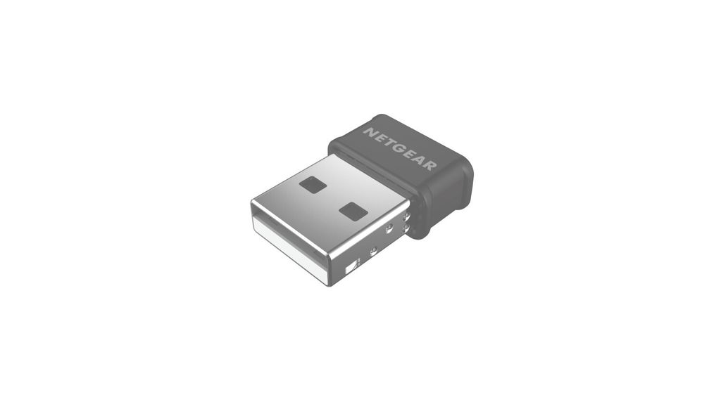 NETGEAR A6150 WLAN USB-Adapter – Wi-Fi 5 (802.11ac), 867 Mbit/s, Dual-Band 2,4/5 GHz, USB 2.0, Schwarz