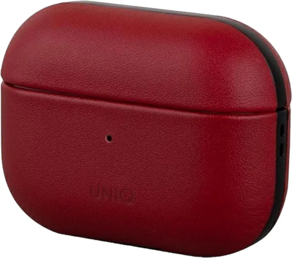 UNIQ Terra Cover AirPods Pelle Rosso - Design Minimalista e Lusso