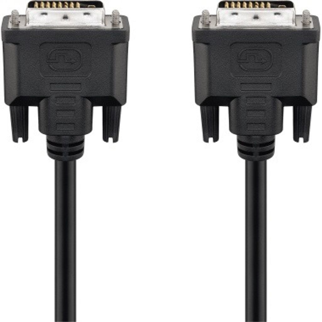 goobay DVI-D Kabel 5,0 m schwarz