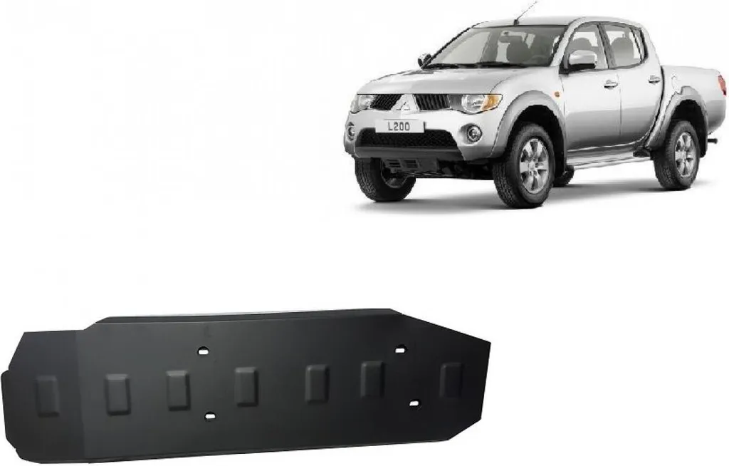 Plaque de protection réservoir Mitsubishi L200 - Acier anti-choc 4x4