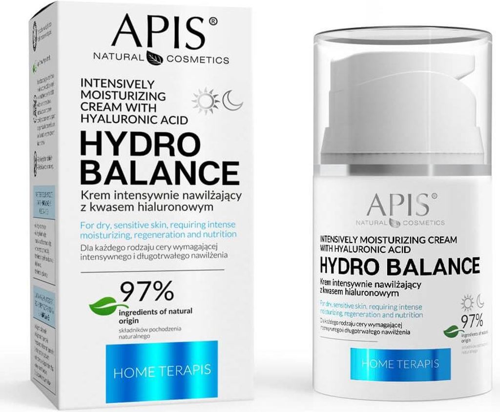 APIS Intensive Feuchtigkeitscreme für trockene Haut 50 ml Produktbild 