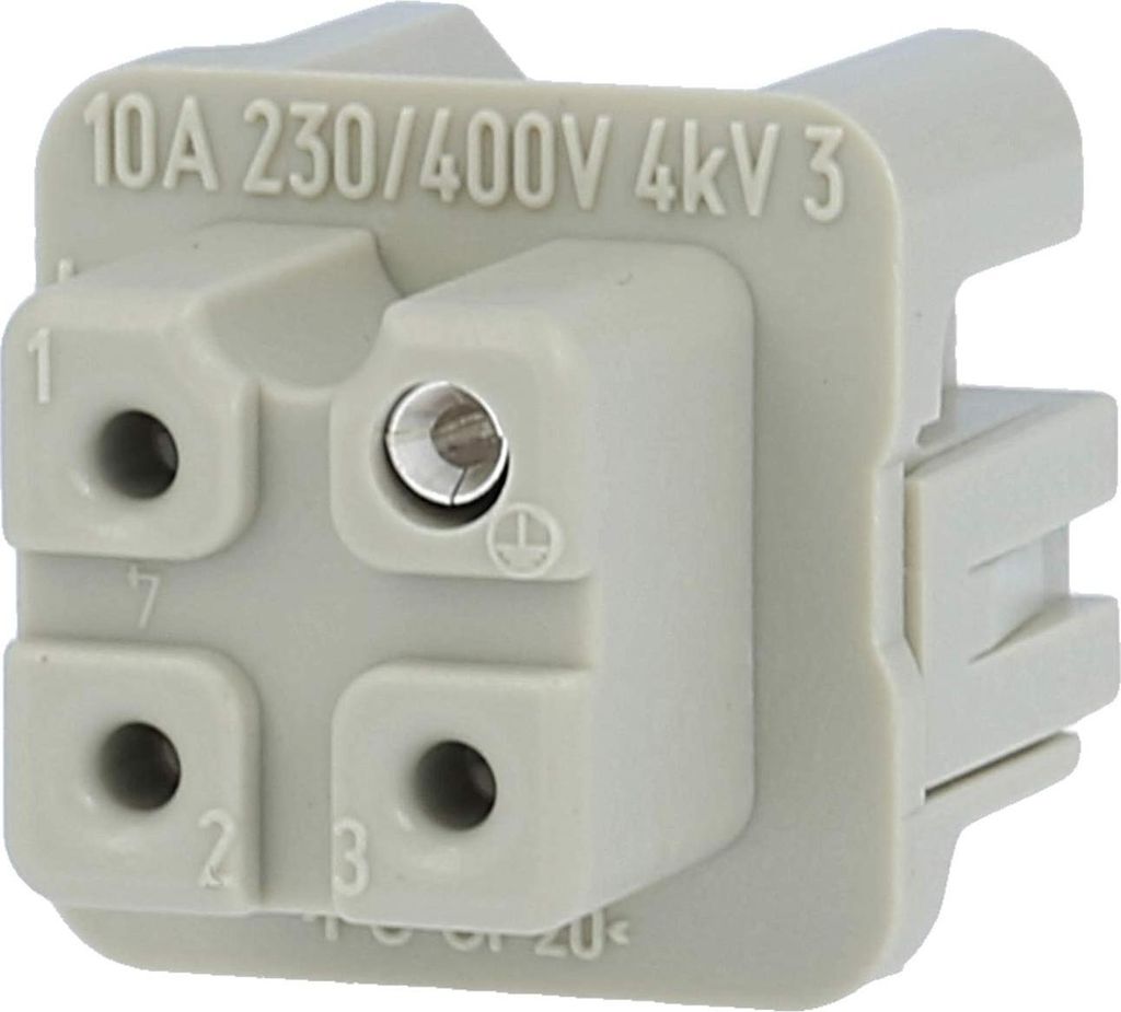 HART Buchseneinsatz 3polig 09200032711 Produktbild 