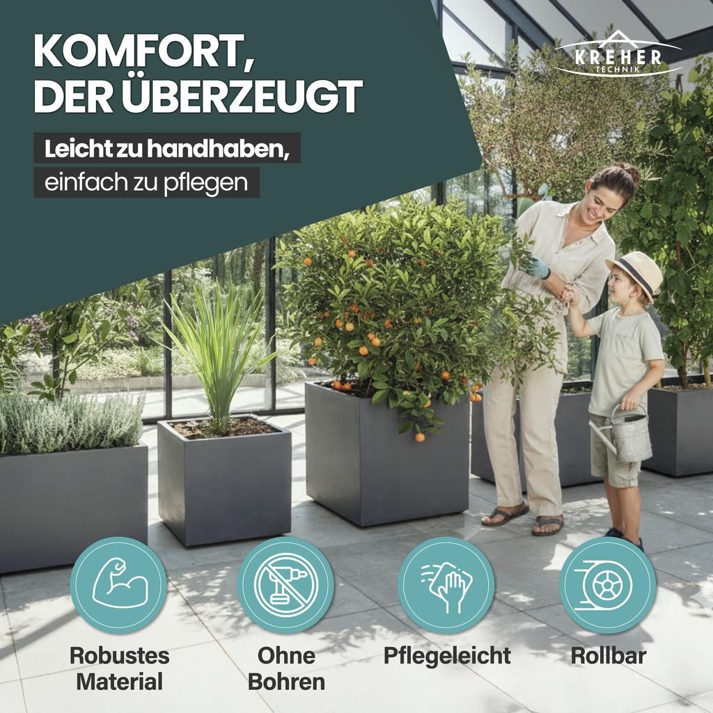 blumenkasten mit rankgitter hhe 180 cm JODA Rankpflanzkbel Rm aus druckimprgnierter Kiefer  FREESE Holz
