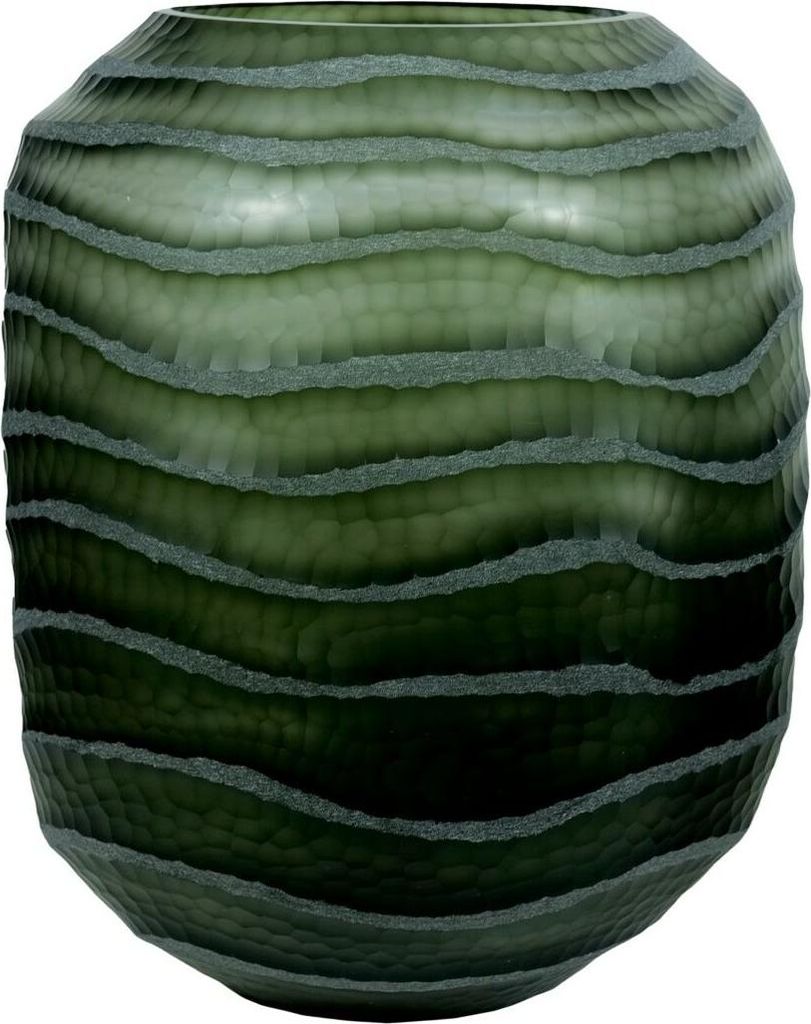 Vase Home ESPRIT grün Kristall Moderne 27 x 27 x 33 cm