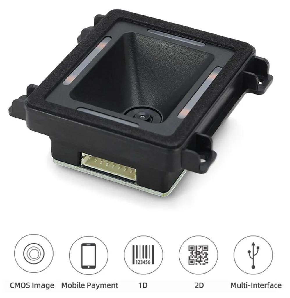 Module de scannage QR code et 1D automatique pour borne de paiement USB - 4