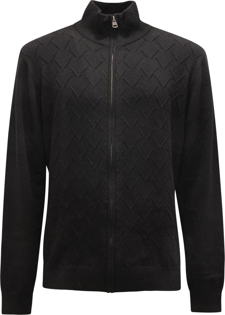 8786Av Cardigan Uomo Smithy's England Man Wool Blend Full-Zip Sweater