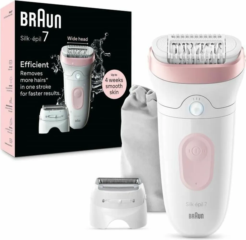 Braun Silk-épil 7 7-030 Épilateur Wet & Dry avec têtes interchangeables