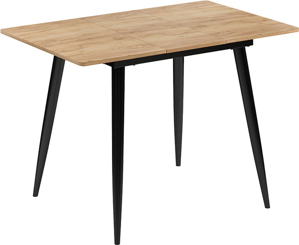 Stół do jadalni Vicco Beaver Goldkraft dąb/czarny 80 x 70 Zdjęcie produktu 