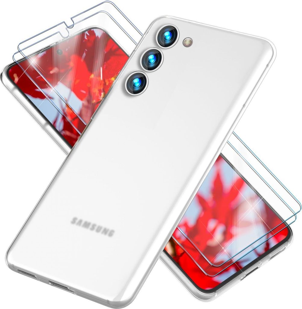 Handy Hülle Matt 0,3mm Dünn für Samsung Galaxy S23 Plus, 2x Produktbild 