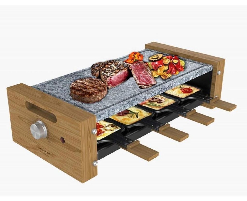 CECOTEC 03101 - Raclette Cheese&Grill 8600 Wood AllStone Image du produit 