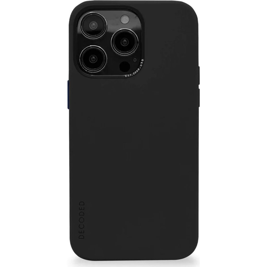 Decoded AntiMicrobial Silicone Backcover iP 14 Pro Max Charcoal