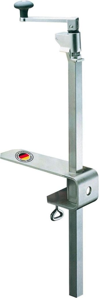 Professioneller Tischmontage-Dosenöffner - 84 cm Länge - Stahl/Edelstahl