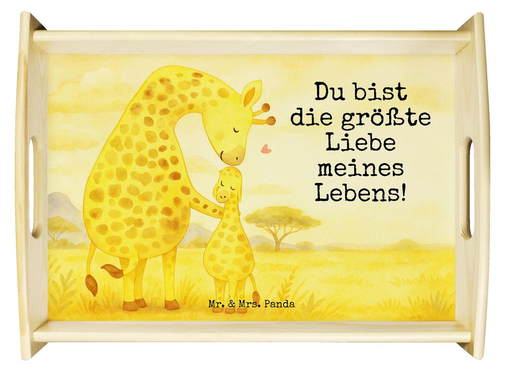Mr. & Mrs. Panda betttablett Giraffe Kind Design - Weiß - Produktbild 