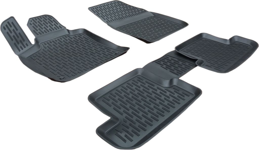 SCOUTT | 3D TPE Gummifußmatten Gummimatten Passend Für Peugeot 308 2014-2021, Schwarz, Anti-Rutsch, Geruchsneutral, Abwaschbar, Allwetter, Hohes ...