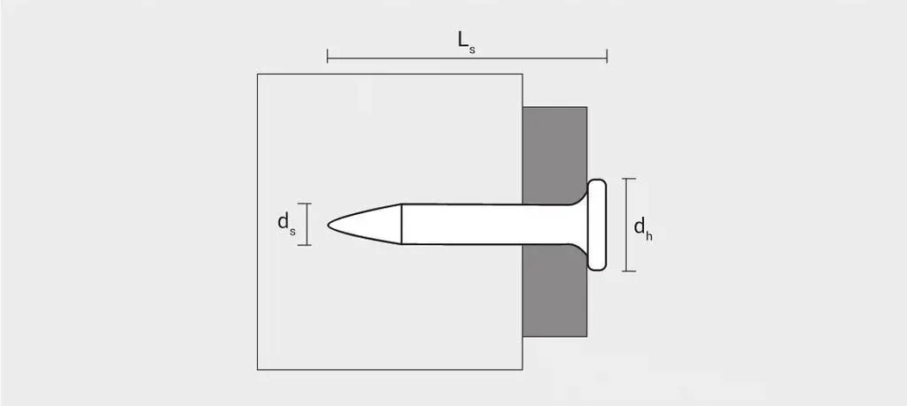 Clou TKA CELO Ø 2.7mm haute résistance pour fixation gaz - Boite 1000