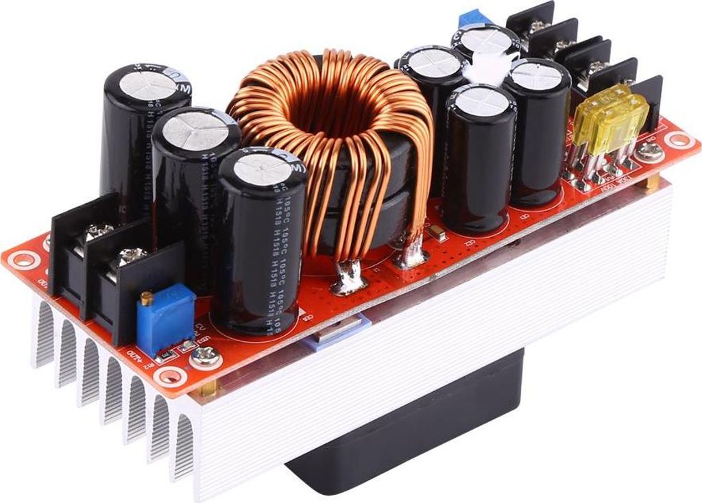 1500W DC-DC Boost Converter 10–60V Eingang auf 12–90V Ausgang – 30A Step-Up Power Supply Modul mit Kühlung und Schutzfunktionen