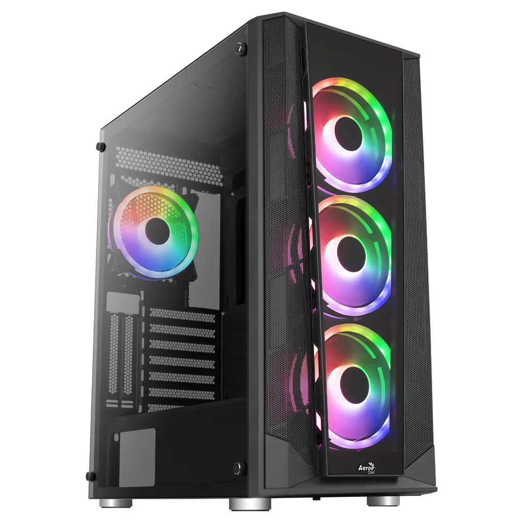 Tour PC Moyen Tour AeroCool Prism-G v3 ARGB avec Vitre en Verre Trempé