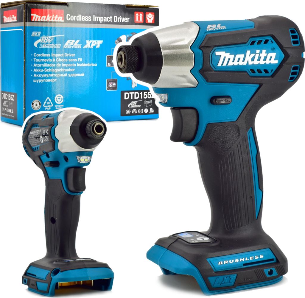 18V Akku-Schlagschrauber Makita Dtd155Z Körper 140Nm Lxt Xpt Led
