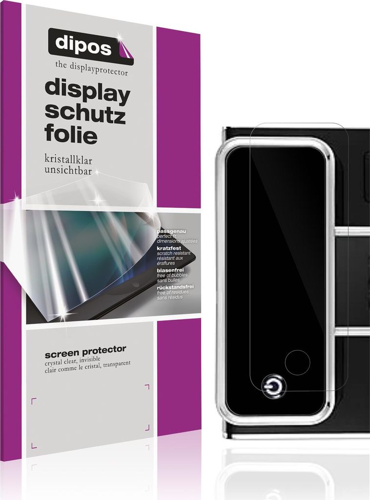 2x Schutzfolie für ChefRobot Kaffeevollautomat klar Displayschutzfolie Folie Display Schutz dipos