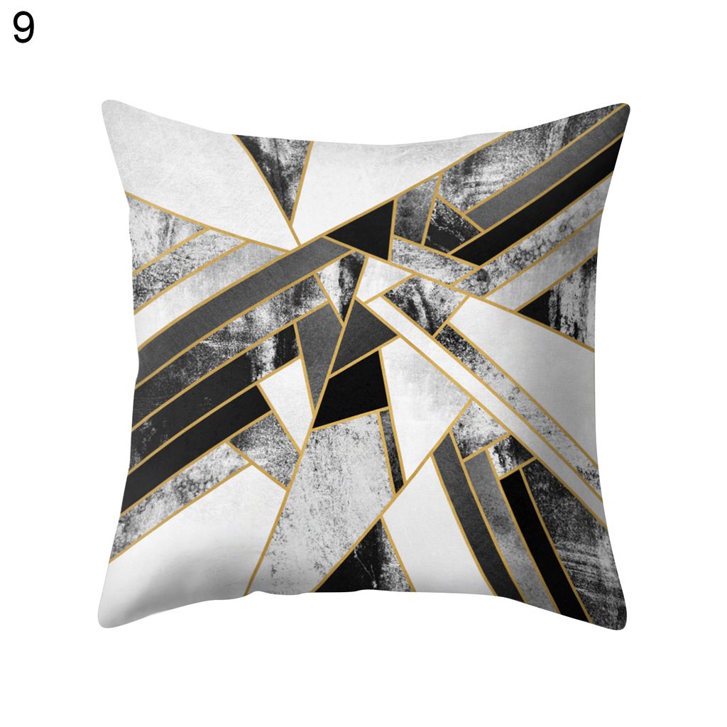 Nordic Geometric Marmor Wurf Kissengehäuse Sofa Bett Wohnkissen Kissenabdeckung-9#