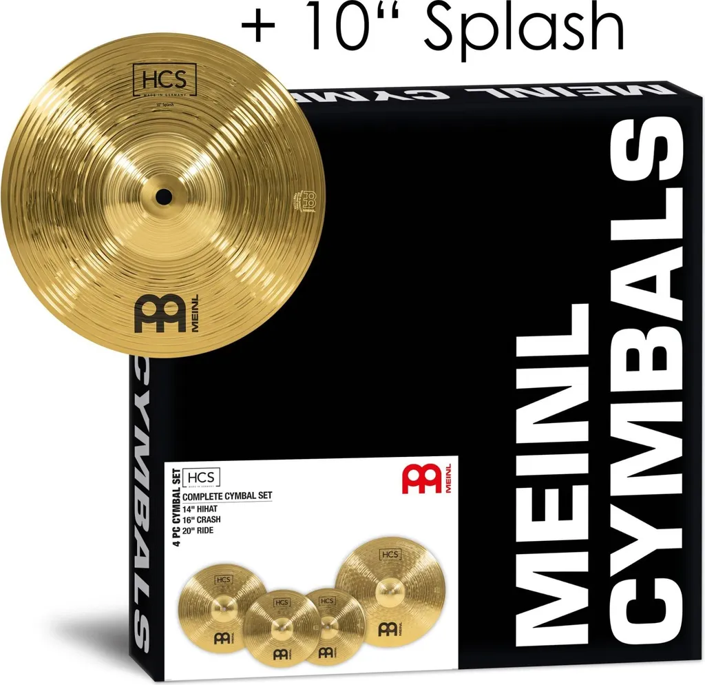 Meinl HCS Cymbals Complete Pack - Set de Cymbales Complet pour Batterie