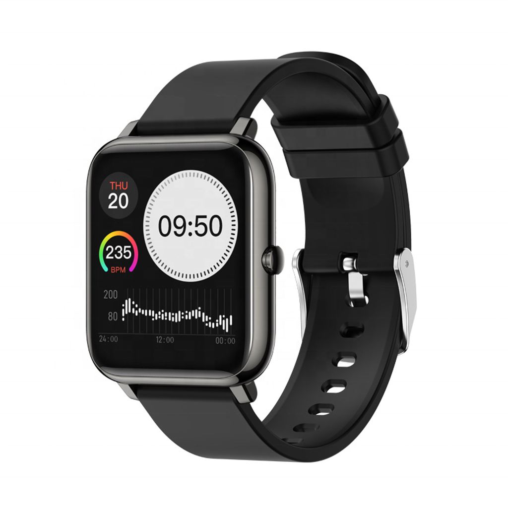 Fitness Armband Uhr Smartwatch mit Pulsmesser Wasserdicht für Damen Herren IP67 