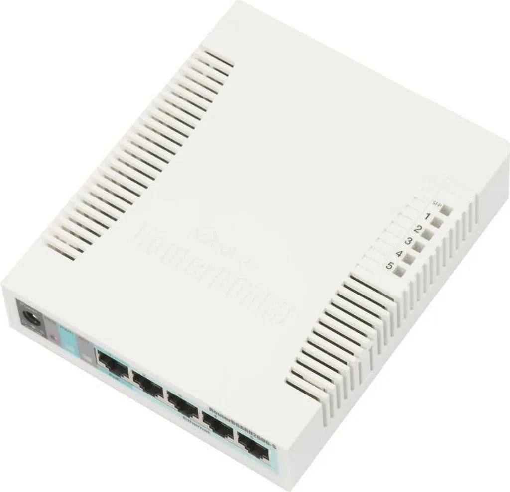 Switch MikroTik 260GS pour Extension Réseau Fibre et Ethernet 5 Port