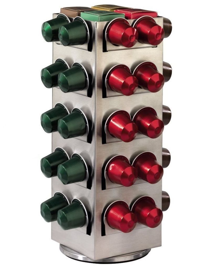Xavax Terrazzo, Nespresso capsules, Silber, Metall, 110 x Produktbild 