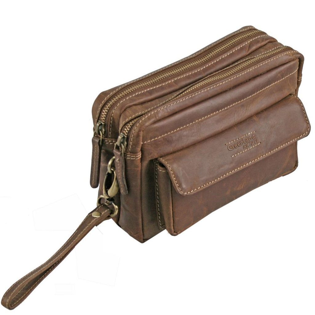 Greenland Nature Herrentasche Leder 22 cm