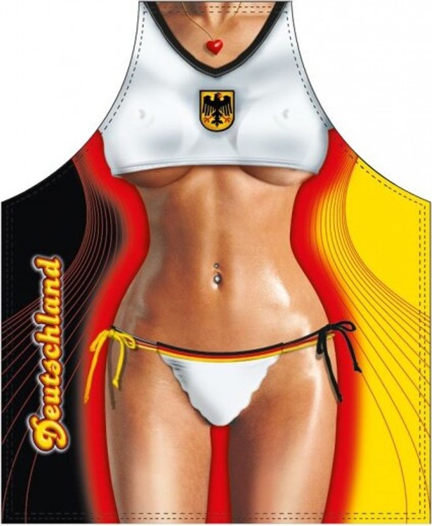 Grill u. Küchenschürze - German Sports Woman