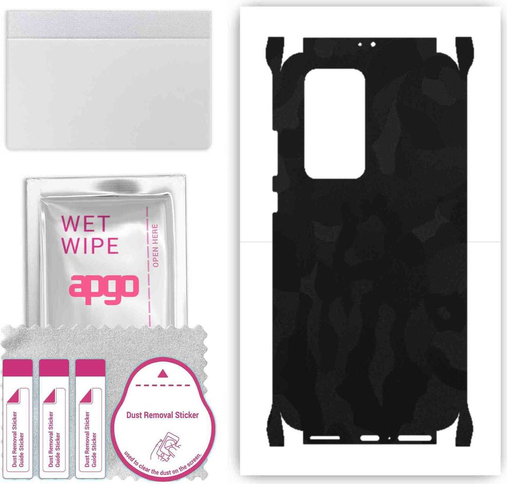 apgo Rückseite + Seiten Schutzfolie, Skin, kompatibel mit Huawei P40 Pro, Hinten Displayschutzfolie aus Vinylfolie, kratzfest, einfache Montage - ...