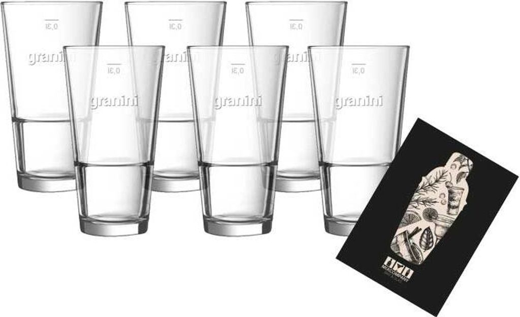Granini Longdrinkglas 6er Set Longdrink Glas Gläser 0,3L Produktbild 