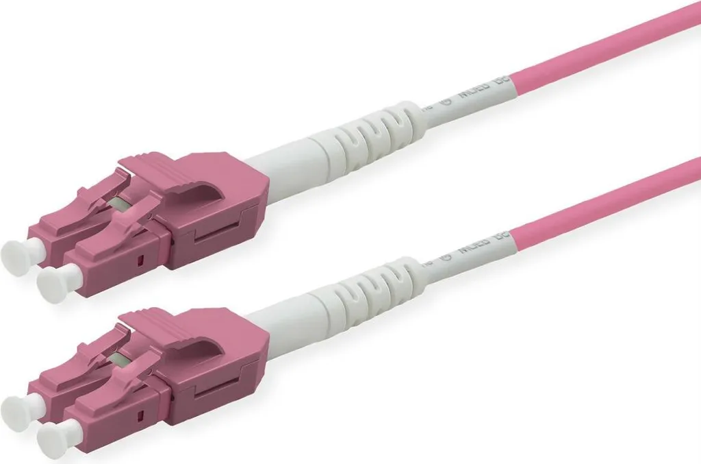 ROLINE Uniboot OM4 LC/LC 1m | Fibra 50/125µm 100G Ready Violet
