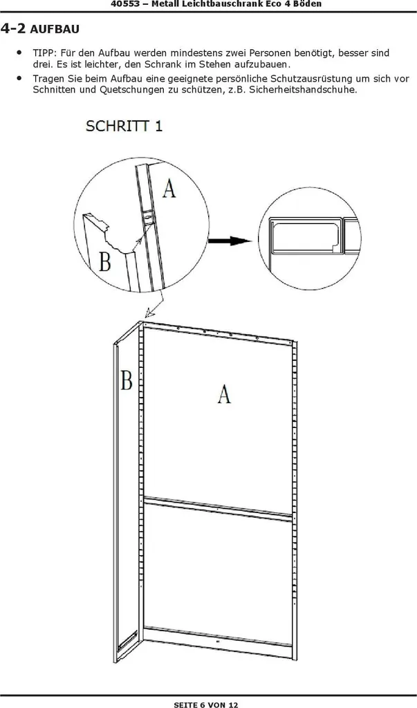 Armoire métallique Eco 180x81x39 cm avec 4 étagères modulables - 19