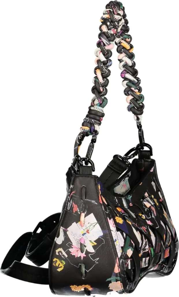 Sac à main noir design polyvalent avec rangements optimisés et zippés - 3