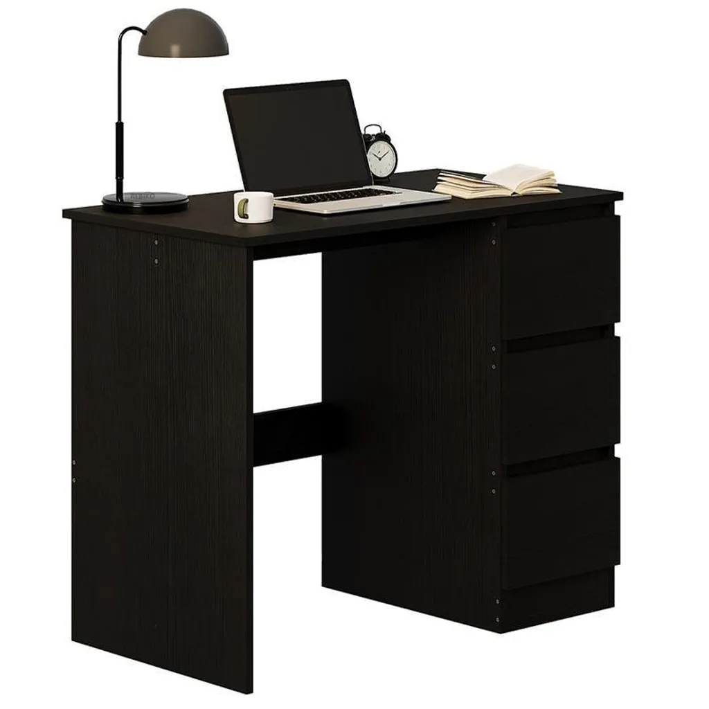 Bureau Informatique Loft Noir pour Étudiants Idéal Gaming et Études
