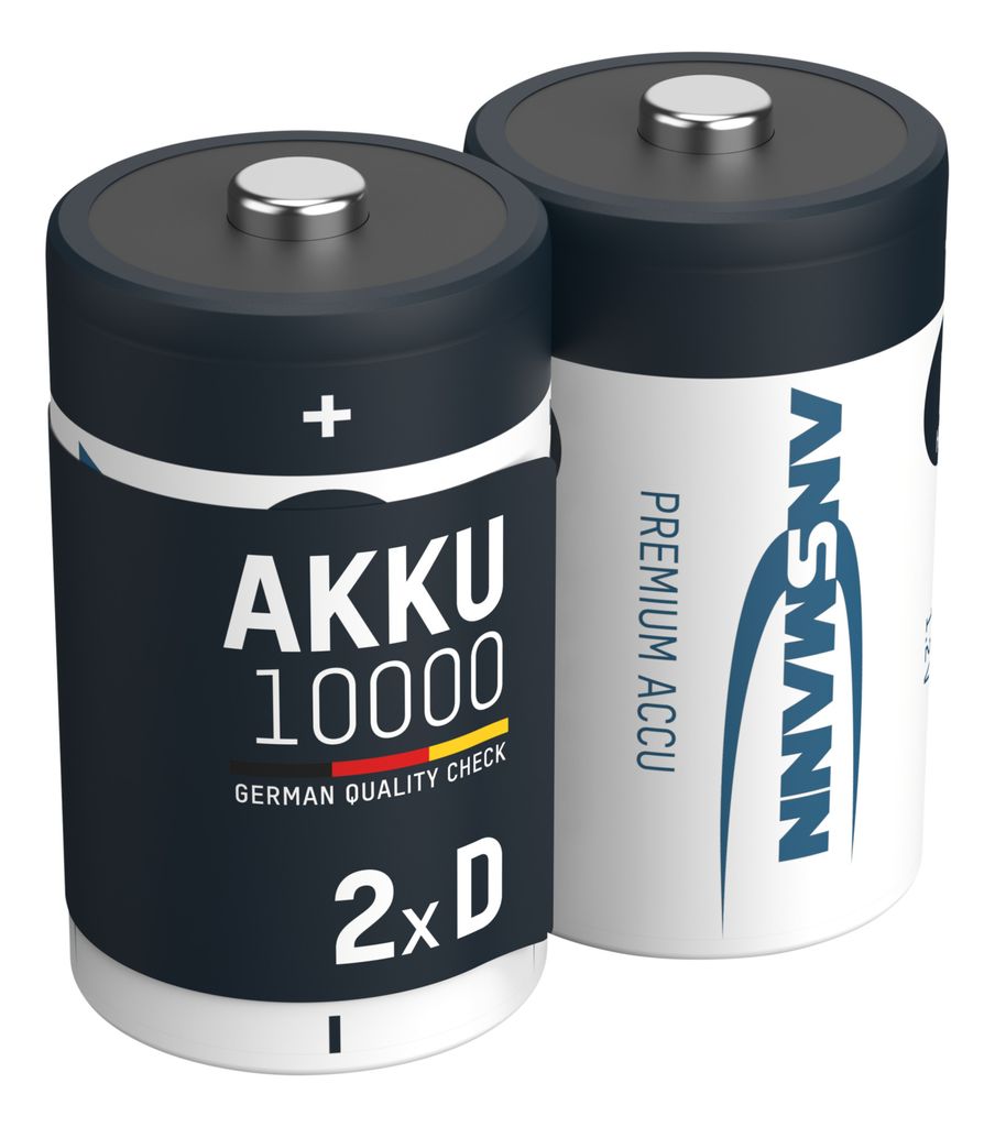 ANSMANN Akku Mono D 9300 mAh 1,2V NiMh, 2 Stück