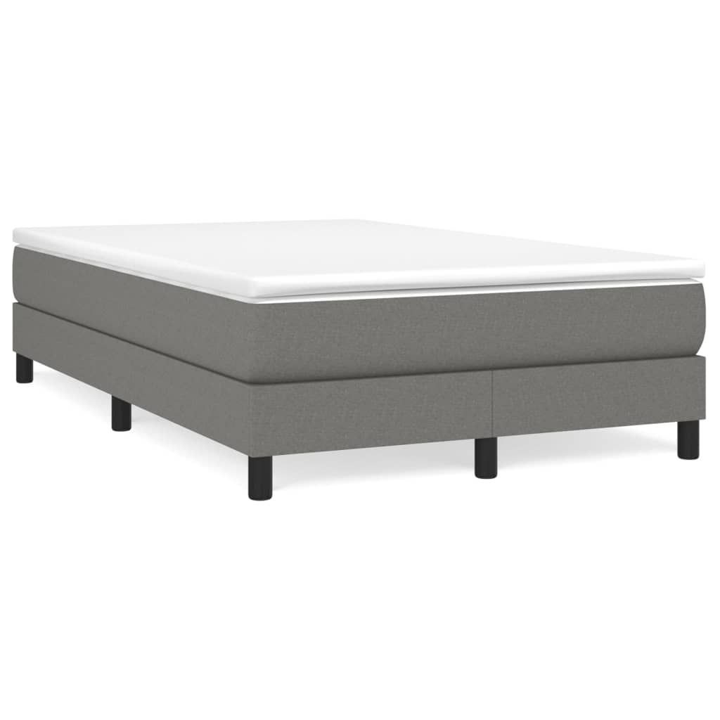 Struttura letto senza materasso in tessuto grigio scuro Immagine del prodotto 