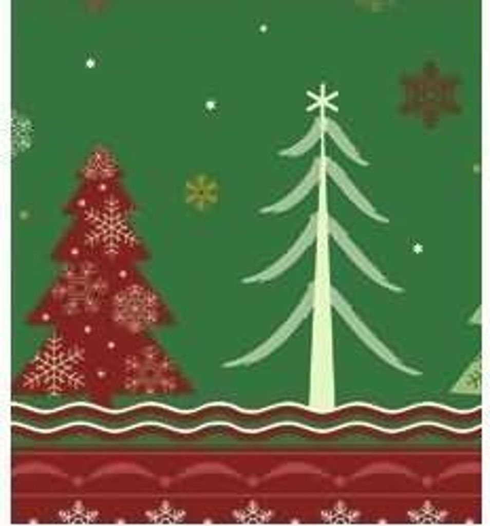 Transparentpapier 115 g/qm A4 VE=25 Blatt Winterzauber rot/grün Motiv 2