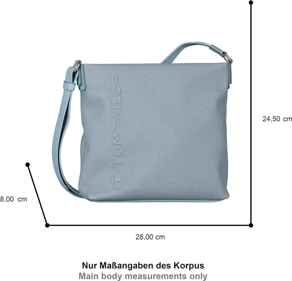 Sac Rosa Tom Tailor bleu mid blue Cross Bag S avec bandoulière réglable