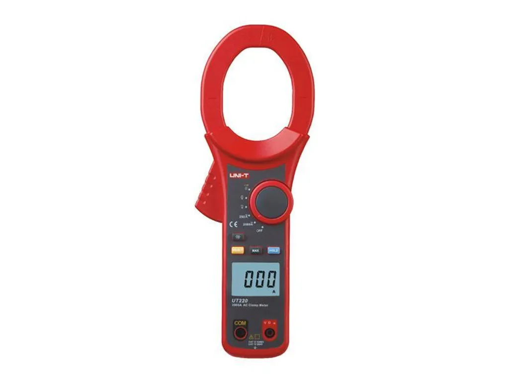 Multimètre à pince numérique UNI-T UT220 avec grand écran LCD 2000A