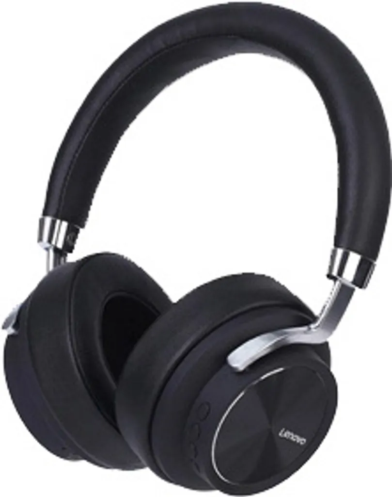 Casque audio sans fil Lenovo HD800 noir pliable pour smartphone et PC