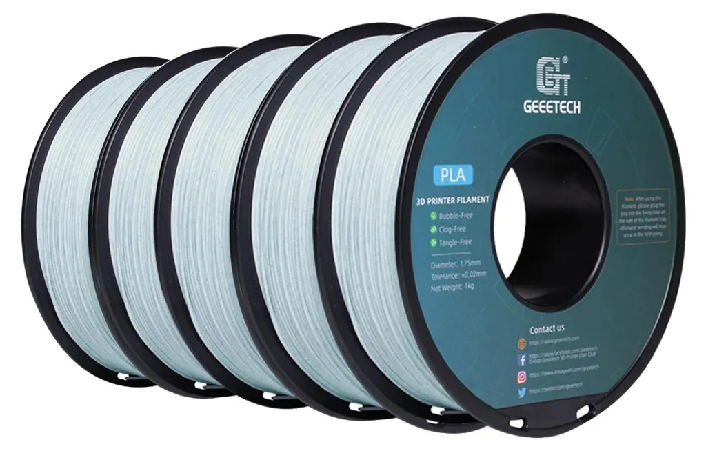 Filament 3D PLA bleu écologique 1,75 mm sans odeur et haute précision