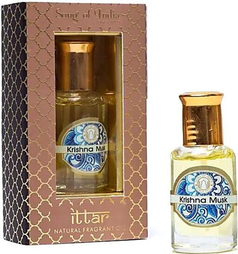 Huile parfumée Krishna Musk Ayurveda - 10 ml Paquet de 6 Image du produit 