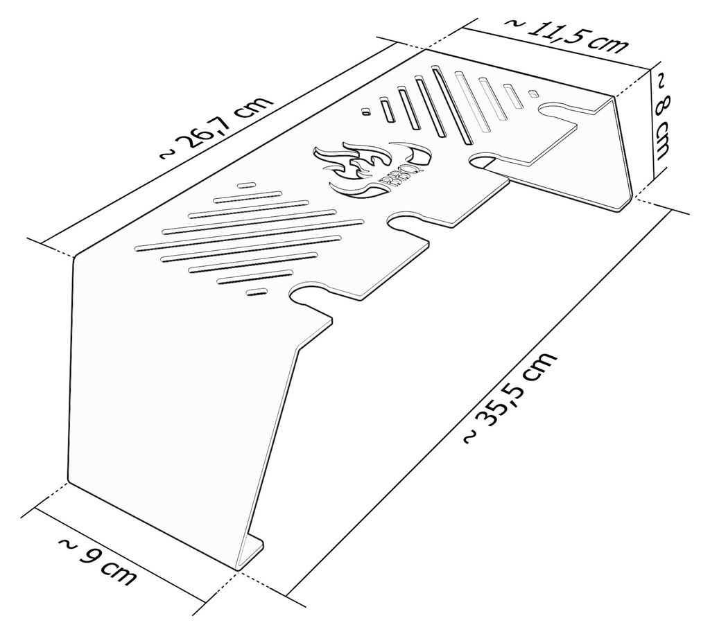 Warmhalterost passend für Weber Ø 57cm und Ø 47cm Produktbild 