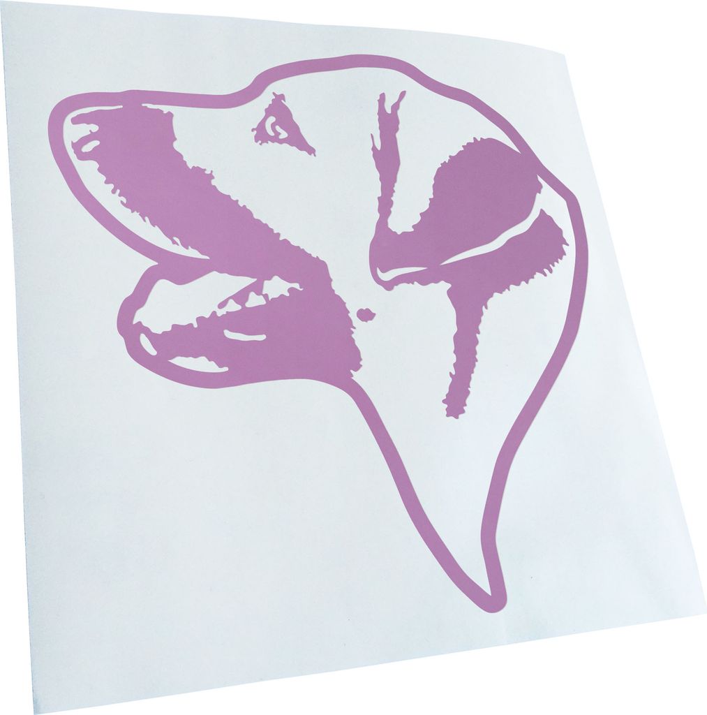 Kiwistar - Autoaufkleber - Chinook Hund - Flieder - 24x24cm - Aufkleber für Auto, Laptop, Fahrrad, LKW, Motorrad mehrfarbig JDM Decal Racing
